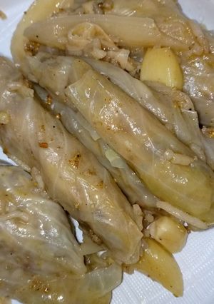 صورة لوصفة ورق ملفوف أبيض محشي