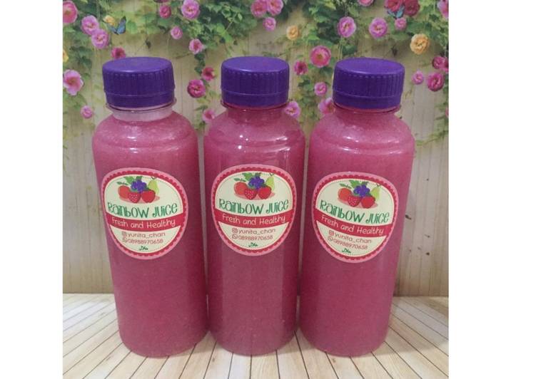 Bagaimana Menyiapkan Diet Juice Guava Pear Purple Cabbage Lime, Sempurna