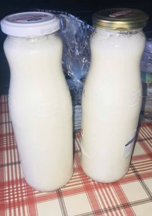 O poză a rețetei Lapte de migdale.