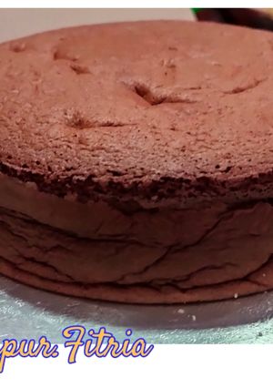 Foto resep Ogura coklat Sponge cake