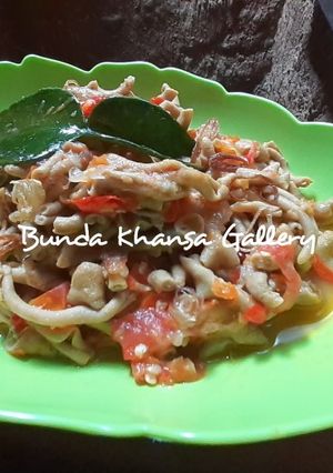 Foto resep Usus Ayam Pedas