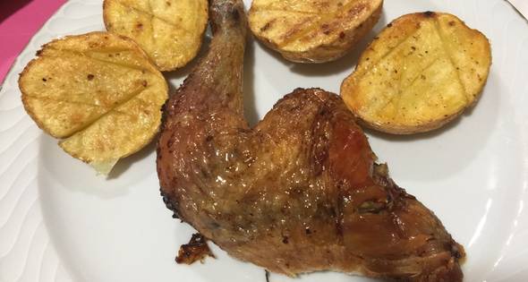 Como hacer Pollo Al Horno Con Romero Y Tomillo | Cocinar en casa