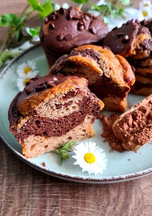Une photo de Muffins marbrés