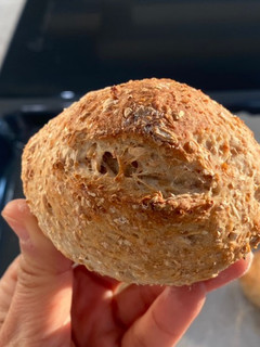 A picture of Easy Mini Whole wheat Bread.