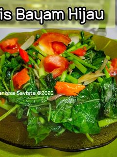 Foto resep 78. Tumis Bayam Hijau