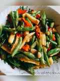 Tumis buncis soleng saus tiram