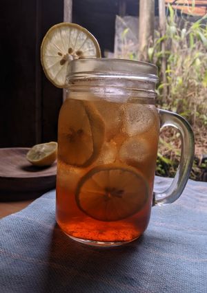 Foto resep Es Teh Lemon