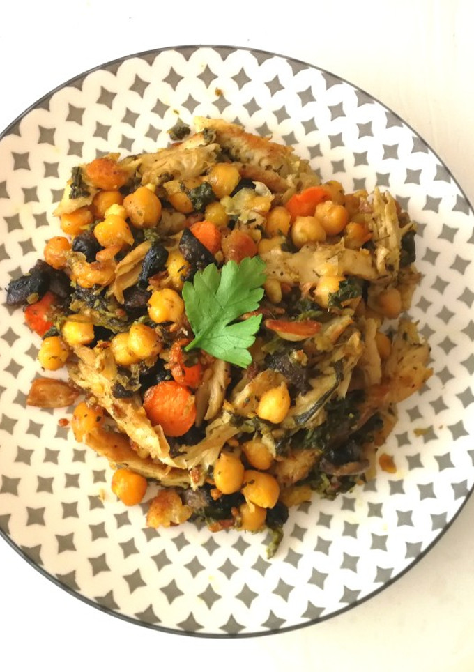 Una foto de Ropa vieja [Vegan]