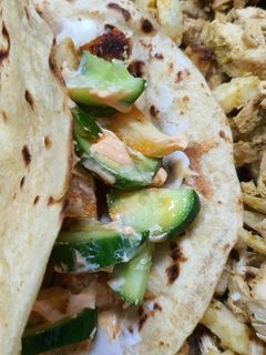 صورة لوصفة سندويش شاورما بخبز المرضوف 🌯