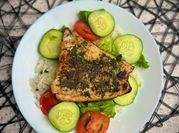 A picture of fish in balsamic vinegar