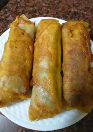 A picture of Chicken spring roll.