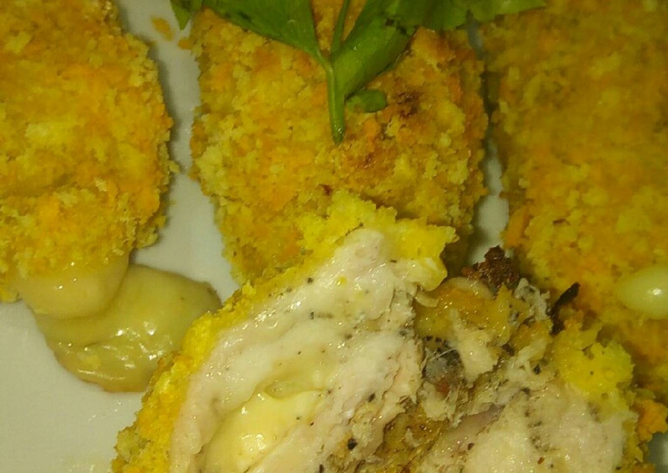 Ayam gulung Mozarella panggang