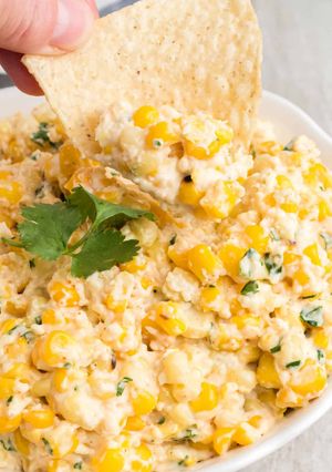 A picture of Mexican Street Corn.