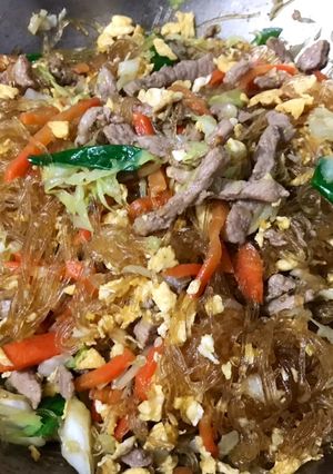 炒冬粉 的食譜成品照片
