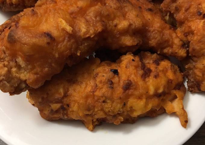 Recipe of Super Quick Homemade Hot spicy fried chicken tenders