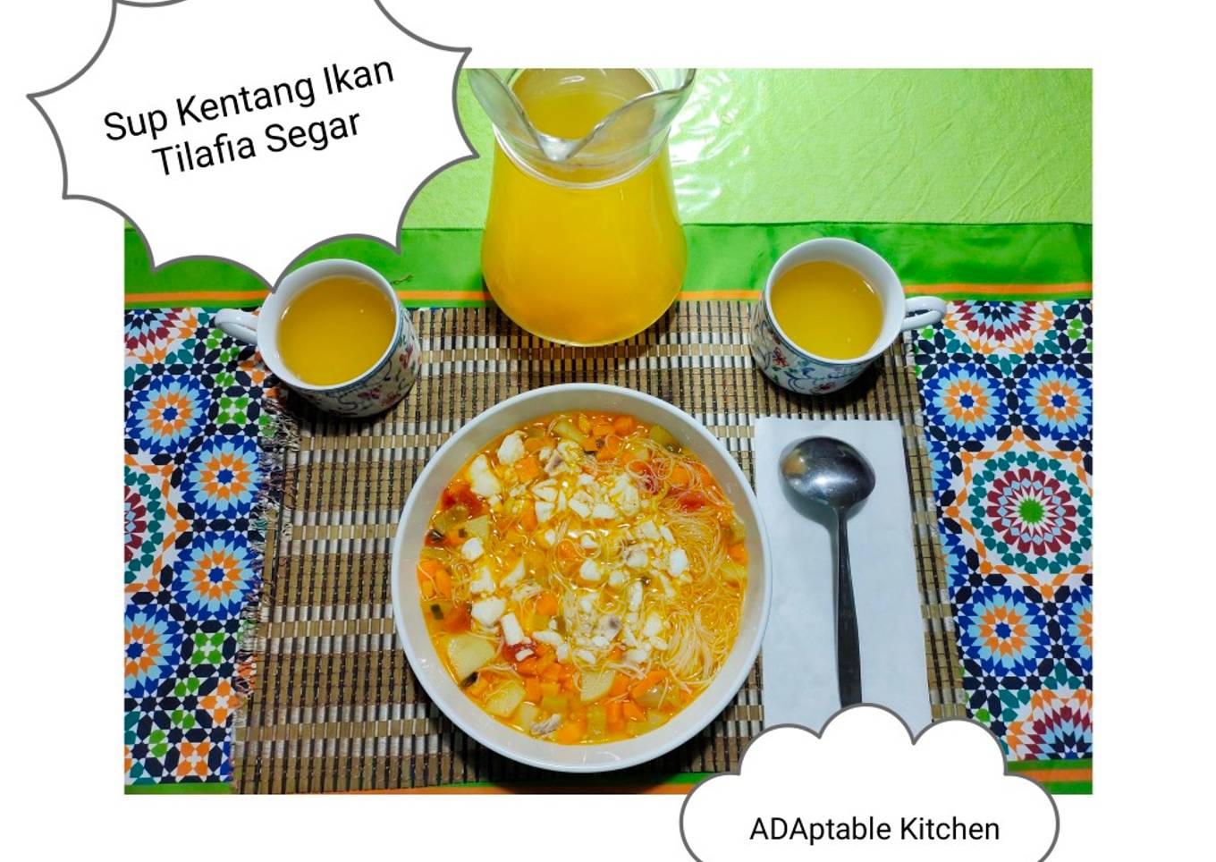 Sup Kentang Ikan Tilafia Segar ������������������