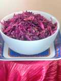 Purple CABBAGE SABJI (STIR-FRY)