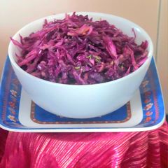 Purple CABBAGE SABJI (STIR-FRY) A picture of Purple CABBAGE SABJI (STIR-FRY).