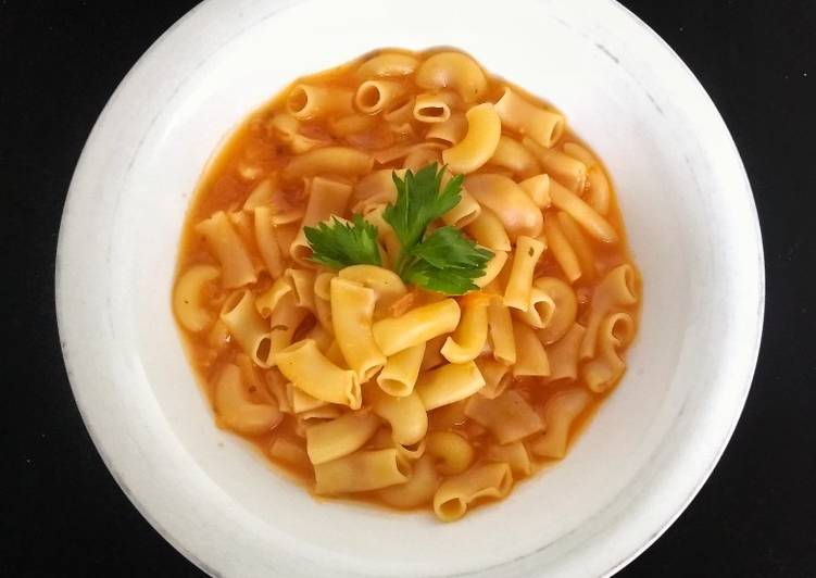 Resep Bolognase Macaroni Soup Enak dan Antiribet