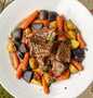 Easy Way Make Recipe Braised Wagyu Roast with Carrots and Potatoes that is So Delicious, So Delicious}