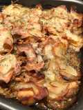 Strogonof de pollo a las finas papas