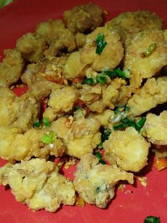 Foto resep Kulit ayam cabe garam