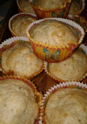 Una foto de Pancitos o muffins de banana