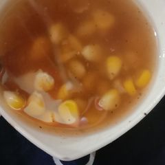 A picture of Corn manchow soup.