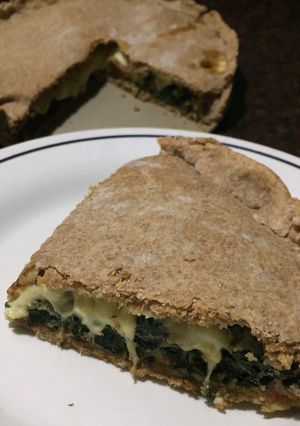 Una foto de TARTA INTEGRAL DE ESPINACA 🥬
