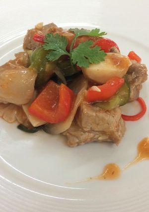 รูปของ ผัดหมูเปรี้ยวหวาน