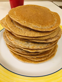 Una foto de Hotcakes de Chía 🥞💛 (sin huevo, apto vegano!)