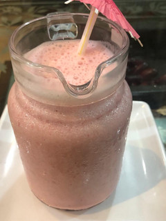 A picture of Strawberry pineapple Smoothie#nofire.