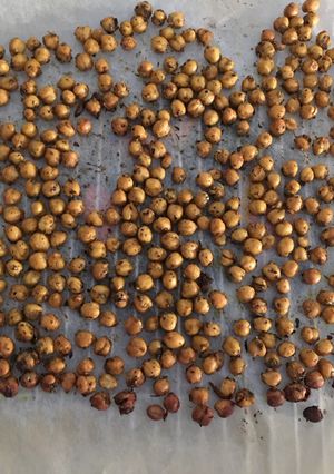Una foto de Snack de garbanzos especiados (saludable)