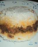 Erachi puttu / Steamed Chicken Rice Cake