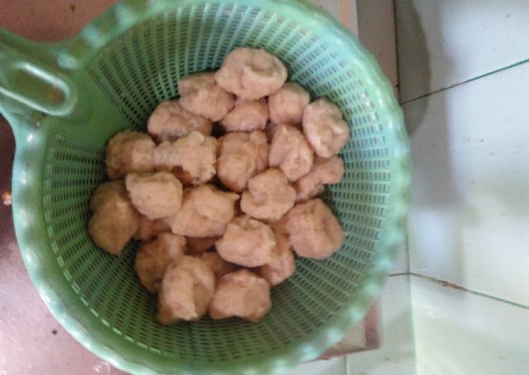 Resep Bakso Goreng ikan tenggiri Anti Gagal