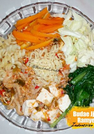 Foto resep Budae Jjigae Ramyeon Indonesian Version (#PR_AnekaMieKuah)