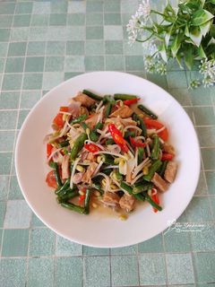 Foto resep Tumis kacang panjang, toge dan tempe