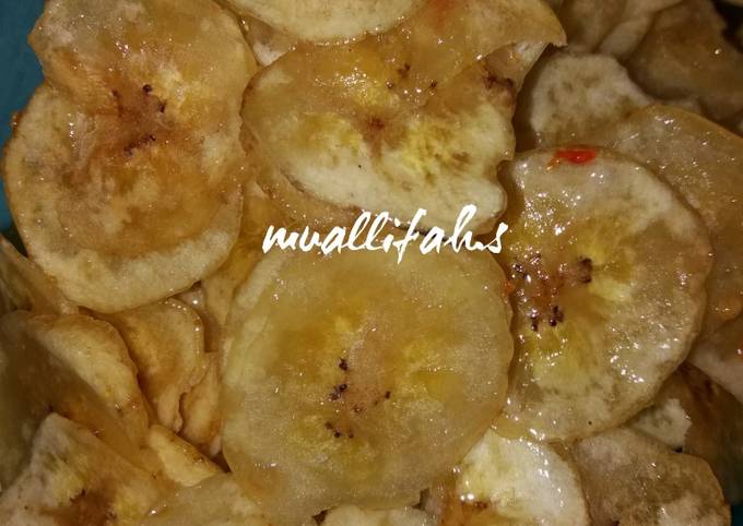 Bagaimana Membuat Caramelized Banana Chips, Enak