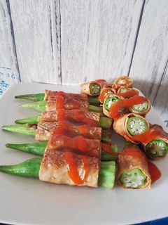 Hình của món Đậu bắp phù trúc.
