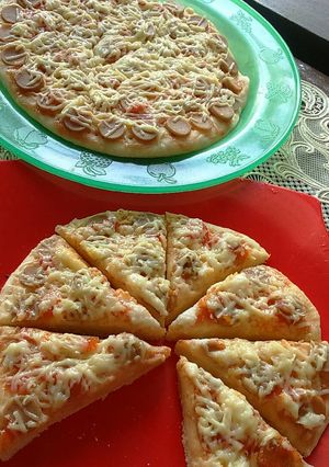 Foto resep Pizza Magicom (simple & empuk) 🍕