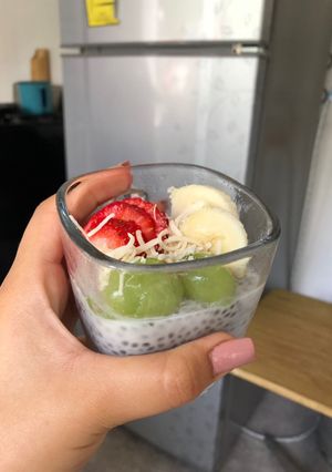 Una foto de Pudín de chía vegano