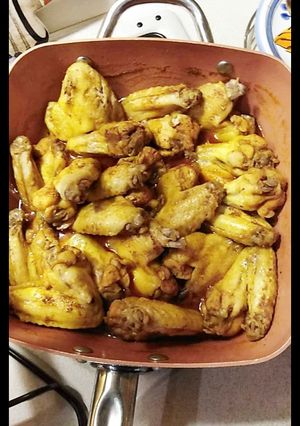 A picture of Marinated Chicken Wings with Herbs and Soy Sauce.