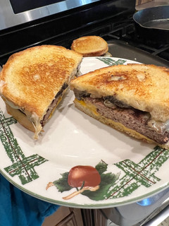 A picture of American Diner Patty Melts.