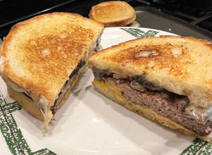 A picture of American Diner Patty Melts.