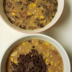 A picture of Chicken Tortilla Soup.