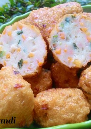 Foto resep Bakso Goreng Ayam Sayuran Simple