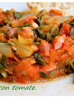 Una foto de Acelgas con tomate (Thermomix)