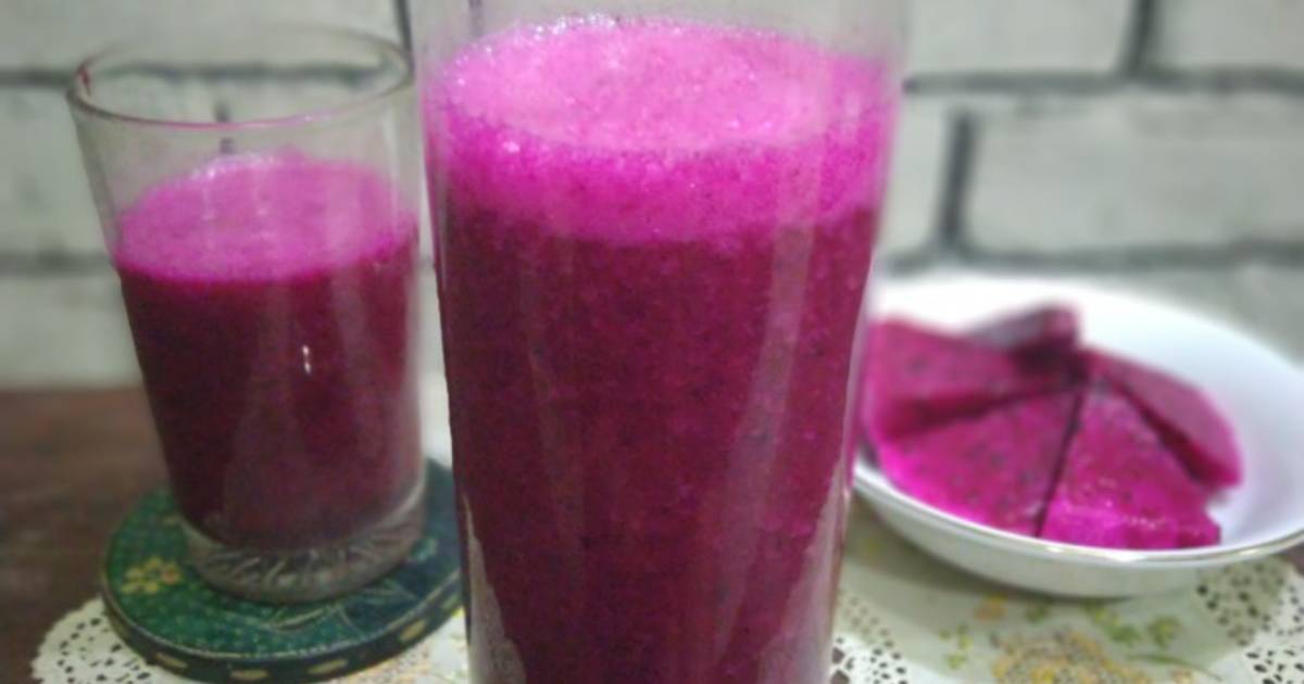 709 resep juice buah naga enak dan sederhana Cookpad