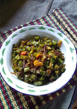 Foto resep Tumis sayur kecipir ikan asin