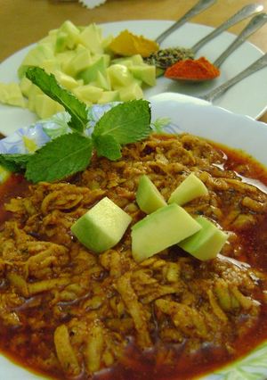 A picture of Grated Raw Mango Pickle.